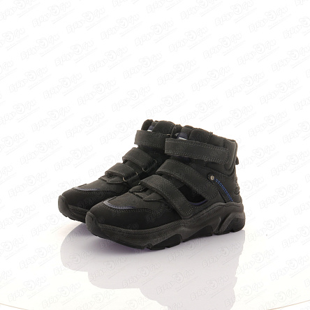 Ботинки TIBURON утепленные на липучке темно-синие - фото 360