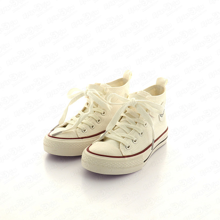 Кеды Barbaris на липучке и шнуровке белые - фото 360