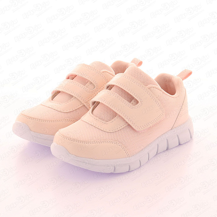 Кроссовки Pasito легкие на липучке бледно-розовые - фото 360