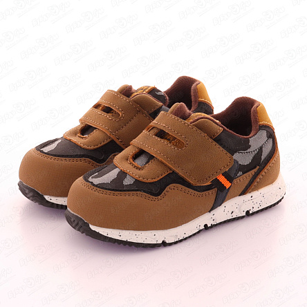 Кроссовки PASITO с принтом камуфляж коричневые  - фото 360