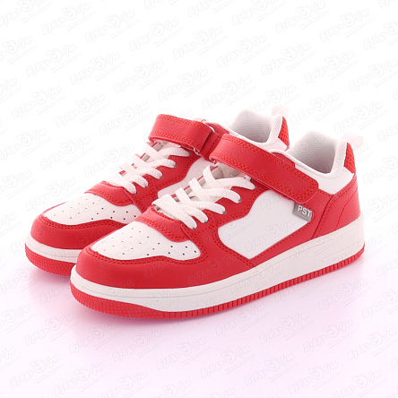 Кроссовки PASITO с красными элементами белые - фото 360