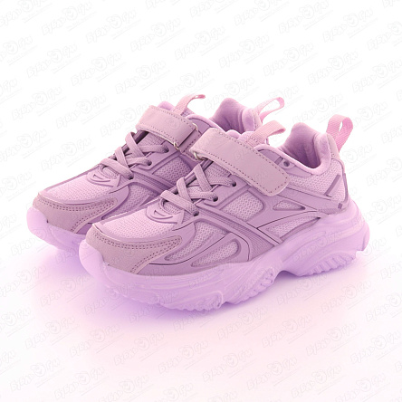 Кроссовки Pasito на липучке сиреневые - фото 360