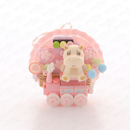 Конструктор с магнитом Розовый бегемотик с 3лет - фото 360