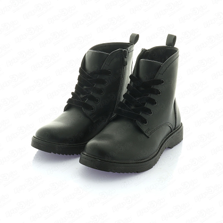 Ботинки Barbaris утепленные матовые черные  - фото 360