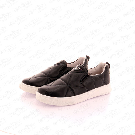 Туфли Barbaris школьные с эластичными вставками черные - фото 360