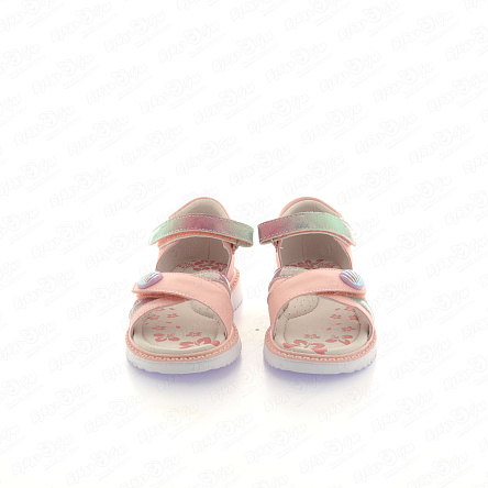 Сандалии Pasito с декором морская ракушка розовые - фото 360