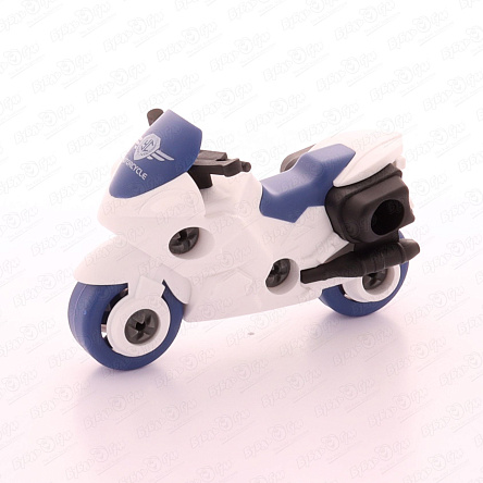 Мотоцикл Lanson Toys сборный с отверткой с 3лет - фото 360