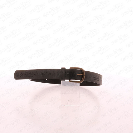 Ремень Lanson Kids с надписями и звездами черный - фото 360