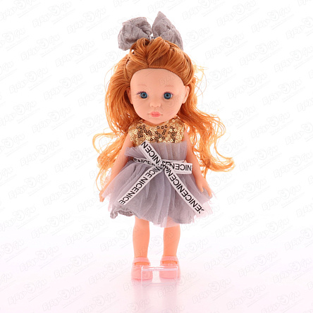 Кукла Lanson Toys Моя подружка шатенка в серебристом платье 26см с 3лет - фото 360