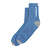  Носки Arti хлопковые с серыми пяткой и носком синие 