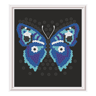 Картина из пайеток LORI Волшебный блеск Сверкающая бабочка