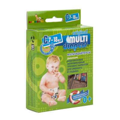 Подгузники-трусики MULTI-diapers С 7-18кг