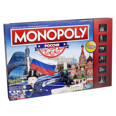 Игра настольная Hasbro Монополия Россия c 8лет игра настольная hasbro монополия мегаполис с 8лет
