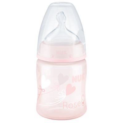 Бутылка Nuk Babyrose зайка пластиковая с широким горлом 150мл