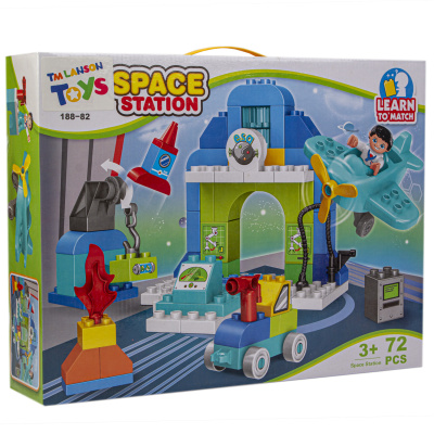 Конструктор Космическая станция Lanson Toys 72дет. с 3лет