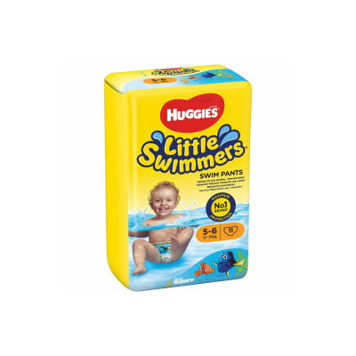 Подгузники-трусики HUGGIES Little Swimmers для плавания 5-6 12-18кг 11шт подгузники для плавания huggies little swimmers 2 3 3 8кг 12шт