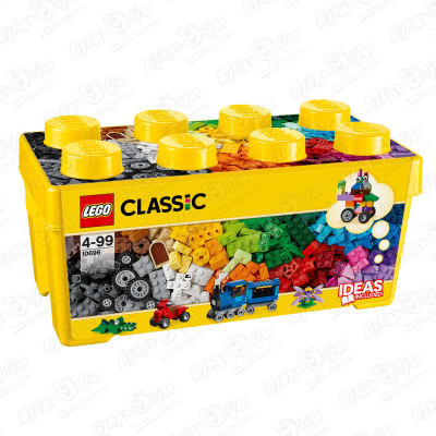 Конструктор Набор кубиков LEGO в упаковке 484дет. 10696 с 4лет конструктор lego classic 11001 модели из кубиков с 4лет