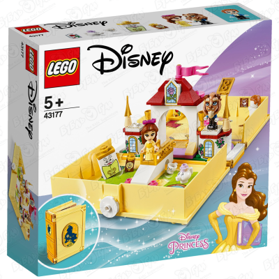 Конструктор LEGO Disney Princess 43177 Книга сказочных приключений Белль с 5 лет конструктор lego disney princess 43205 замок приключений