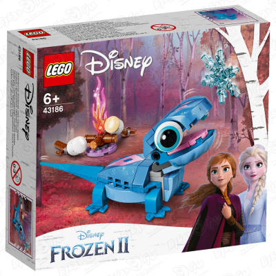 Конструктор LEGO Disney Frozen 43186 Саламандра Бруни с 6 лет конструктор lego disney princess 43186 саламандра бруни 96 дет