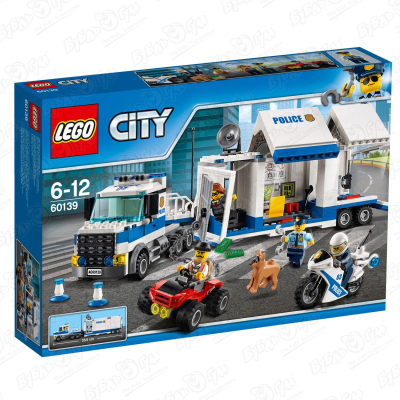 Конструктор Останови воришек LEGO City 60139 с 6-12лет конструктор пассажирский поезд lego city 60197 с 6 12лет