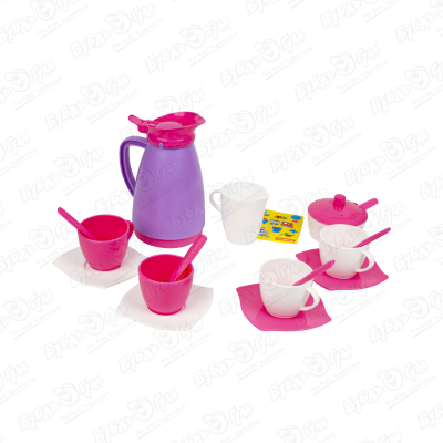 Набор детской посуды «Алиса» на 4 персоны набор детской посуды алиса с сушилкой подносом и лотком на 4 персоны 40718