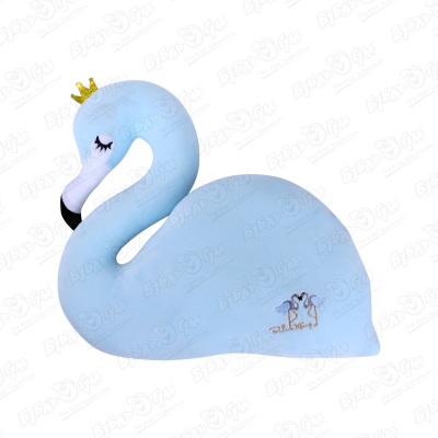 Игрушка мягкая-подушка Фламинго голубой мягкая игрушка подушка фламинго 190 см