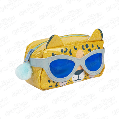 Пенал с одним отделом «Котик в очках» наплечная сумка с одним отделом carlo gattini 5053 07