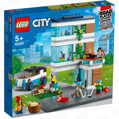 Конструктор LEGO City 60291 Современный дом для семьи с 5лет конструктор lego city 60291 современный семейный дом