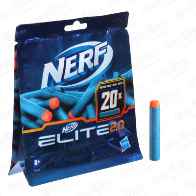 Стрелы игрушечные NERF Elite 2.0 20шт nerf стрелы elite accustrike 12 шт c0162