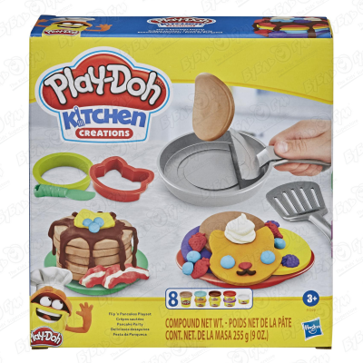 Игровой набор Play-Doh «Блинчики» игровой набор с пластилином hasbro play doh e6890 касса