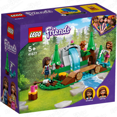 lego friends конструктор лесной клуб верховой езды Конструктор лесной водопад LEGO Friends