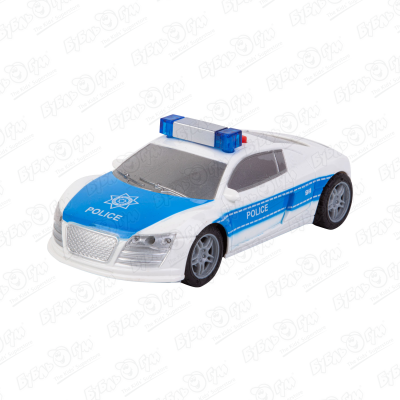 Машина Lanson Toys Police инерционная световые и звуковые эффекты 1:28