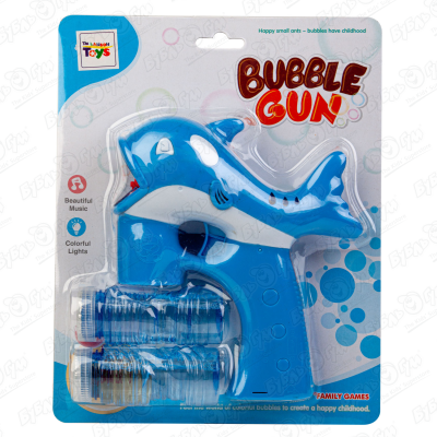 мыльные пузыри пистолет с полицейской машиной Мыльные пузыри пистолет с рыбкой