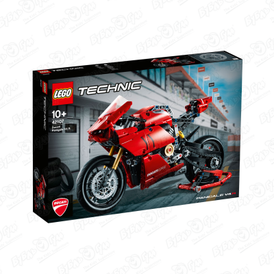 Конструктор LEGO Technic «Ducati Panigale V4 R» cnc mirror block off plates 18 20 for ducati panigale v2 v4 v4s v4r v4 speciale 2018 2020 streetfighter v4 1100 2020