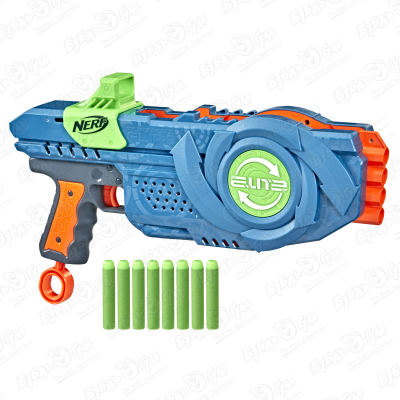 игрушка бластер nerf elite 2 0 flipshots flip 16 60 4 см голубой оранжевый Бластер NERF Elite 2.0 Flip-8
