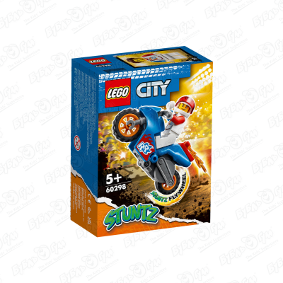 цена Конструктор LEGO City Stuntz «Реактивный трюковый мотоцикл»