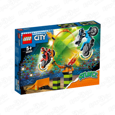 Конструктор LEGO City Stuntz «Состязание трюков» конструктор lego city stuntz 60299 состязание трюков 73 дет