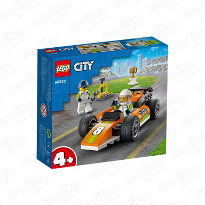 Конструктор LEGO City «Гоночный автомобиль» конструктор lego city гоночный автомобиль 46дет 60322