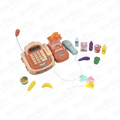 Набор игровой Lanson Toys Касса с продуктами световые звуковые эффекты zabiaka касса калькулятор умная касса 1 с аксессуарами световые и звуковые эффекты