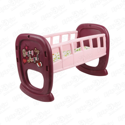 Кроватка-качалка Lanson Toys для куклы кроватка качалка для новорожденных кроватка качалка