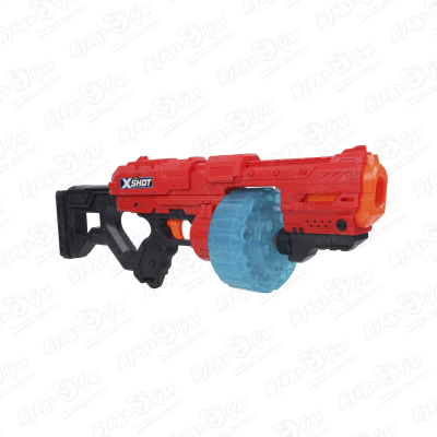 Бластер XSHOT с мягкими пулями 48шт игрушечный пулемет м 134 миниган детский бластер с мягкими пулями
