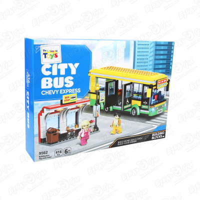 Конструктор Lanson Toys Городской автобус 416дет цена и фото