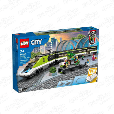 Конструктор LEGO CITY Пассажирский поезд-экспресс lego city товарный поезд