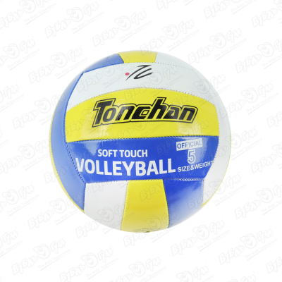 Мяч волейбольный 1TOY размер 5 мяч волейбольный aurora star размер 5 желто бело синий