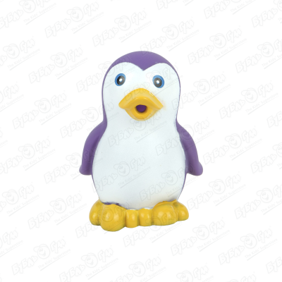 игрушка для ванной курносики пингвин 25165 фиолетовый белый Игрушка для ванны Курносики Пингвин