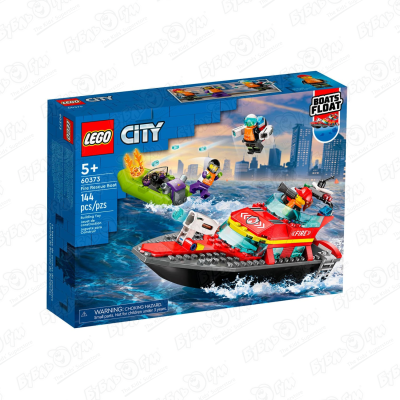 цена Конструктор LEGO CITY Пожарная спасательная лодка