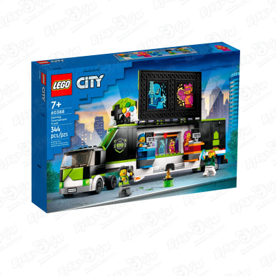 Конструктор LEGO CITY Геймерский грузовик для турниров конструктор lego city грузовик для переработки отходов 60386