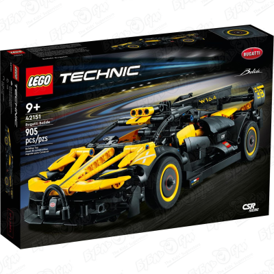 Конструктор LEGO TECHNIC Болид Бугатти конструктор lego technic 42098 автовоз