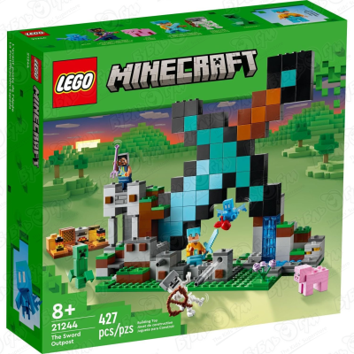Конструктор LEGO Minecraft Аванпост меча конструктор lego 21244 minecraft форпост меча