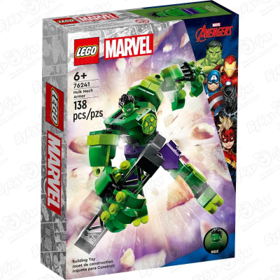 Конструктор LEGO Marvel Механическая броня Халка конструктор lego super heroes 10782 схватка халка и носорога на грузовиках